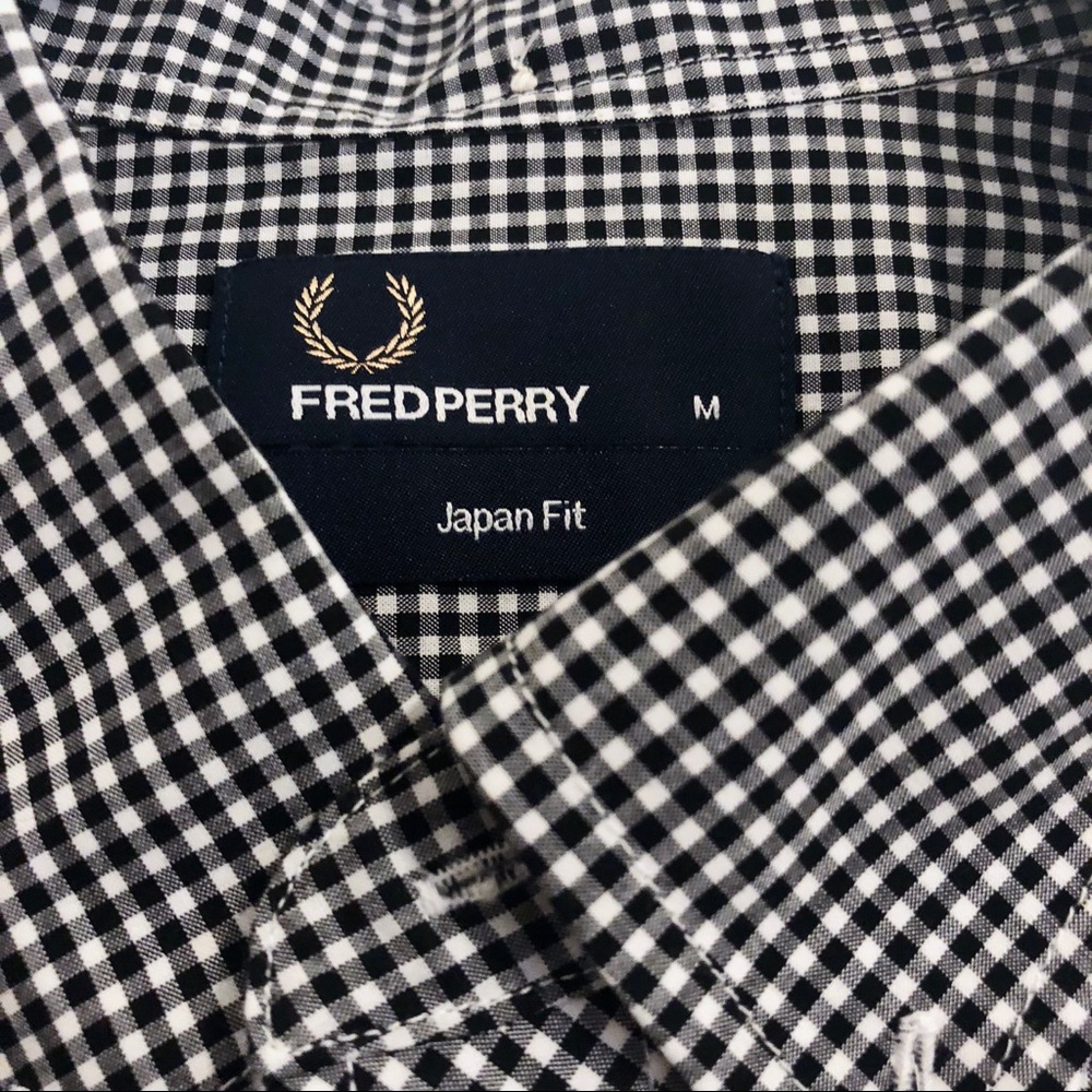 Fred Perry Gingham Shirt - Never Worn